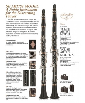 Klarinet A Yamaha Custom YCL-SE ARTIST MODEL-A: