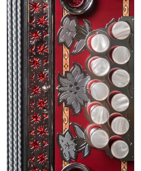 Diatonična harmonika, super dural, 3/III 37+11