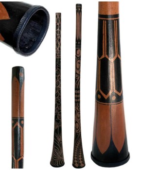 Didgeridoo-žgan les neuglašen Maori 3814031