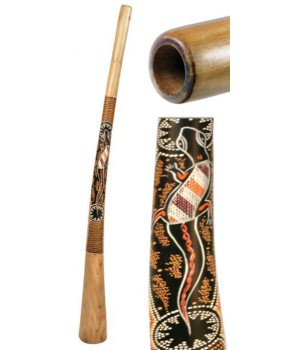 Didgeridoo Tik barvan/pike 150cm 38140014