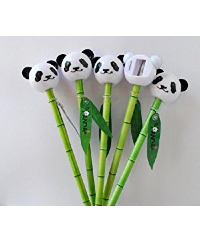Svinčnik bambus z šilčkom PANDA (KOS)
