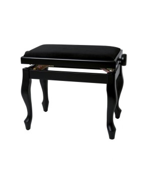 Piano STOL KLASIKA črn mat/črn sedež 130.320